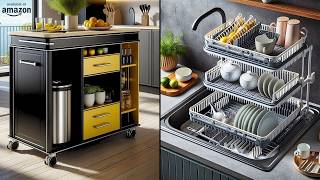 25 Amazon Kitchen Organization & Storage Hacks To Maximize Space in Your Tiny Kitchen! (With Prices)