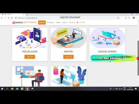 Cara mengakses laman bawaslu SKPP Daring || Panduan singkat SKPP Daring 2020