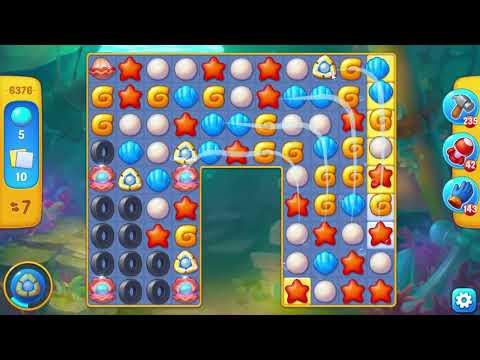 Fishdom 6376 Level - 15 moves - NO BooSTERS