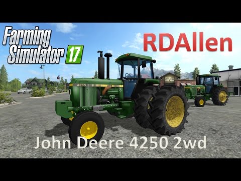 John Deere 4250 2wd - Farming Simulator 17 Mod Review