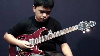 Crushing Day - Joe Satriani - Cover by Luis Galang, 12 years old