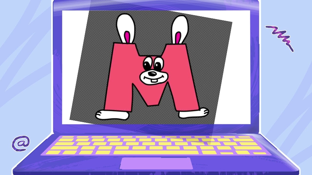 How to draw Alpha Bunny. Part2  From ABCKIDS123 #alphabet