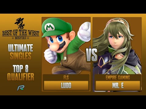 Best of the West II TOP 8 QUALIFIER - Ludo (Mario) Vs. Mr. E (Lucina) - SSBU