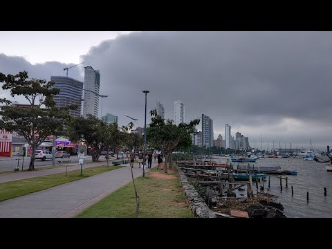 Edson carneiro Itajaí  ao vivo! Saindo do estacionamento da praia da Atalaia indo dá um rolê
