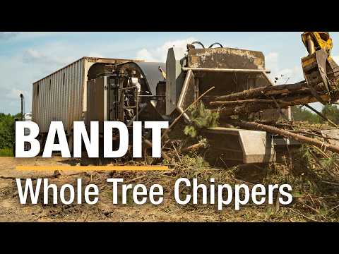 BANDIT'S Full Whole Tree Chipper Lineup: The most powerful tree-eating chippers in the industry!