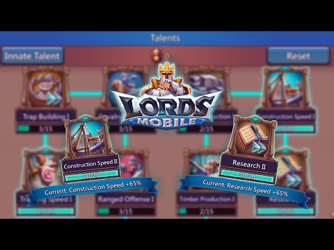 Talent Set Guide | Lords Mobile