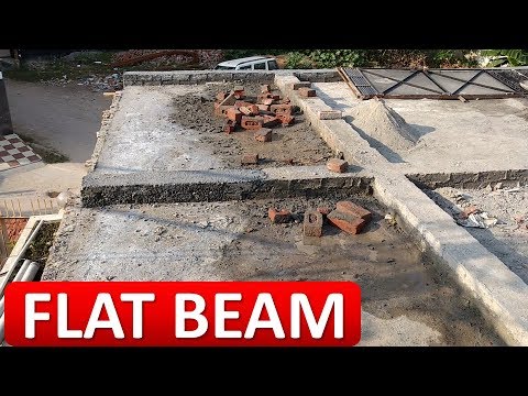 WHAT IS RCC FLAT BEAM / HATCH BEAM ON OLD SLAB (पुरानी छत के ऊपर नई बीम कैसे डालें) Video