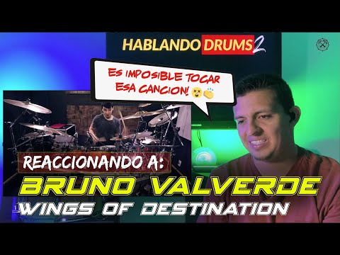 Baterista Reacciona: Bruno Valverde - Angra - Wings of Destination |  Hablando Drums S.2 E.31