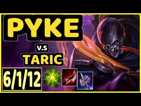 JACTROLL (PYKE) vs TARIC - 6/1/12 KDA BOTTOM SUPPORT CHALLENGER GAMEPLAY - EUW