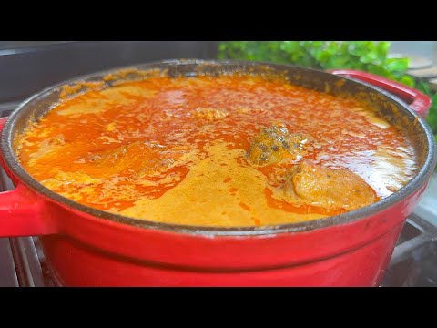 how to make peanut soup ghana/ easy but delicious peanut butter soup recipe