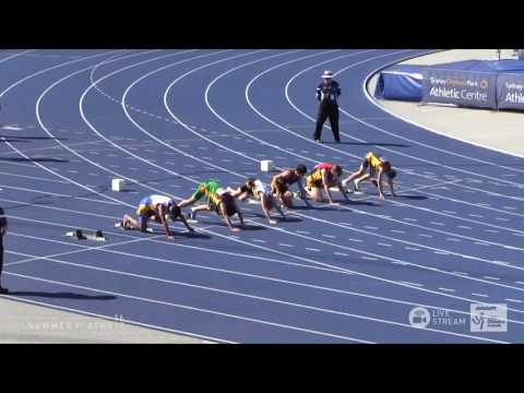 Boys' U13 100m Final | 2017 ASICS Australian Little Athletics Championships