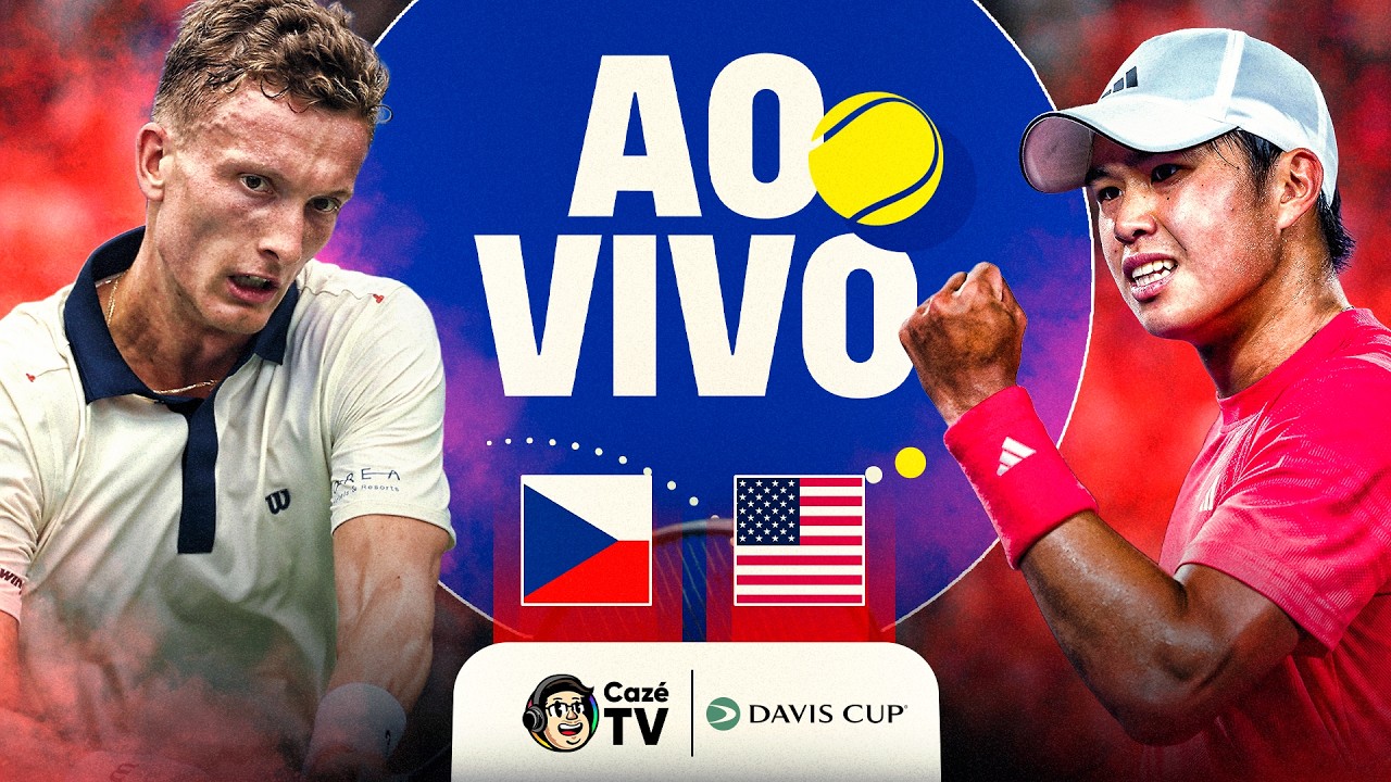 AO VIVO: TÊNIS | JIRI LEHECKA X LEARNER TIEN | TCHÉQUIA X EUA | COPA DO MUNDO DE TÊNIS