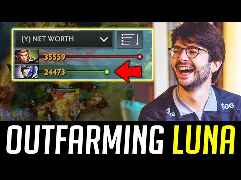 Ceb FARMING SKILL is GOD tier - Outfarming Fastest Carry Farmer "LUNA" DOTA 2