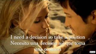 Emily Osment - Let&#39;s be friends (Lyrics on the screen - English/Spanish)