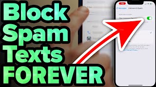 9 Hacks To Stop iPhone Spam TEXTS — Scammers Hate #5!