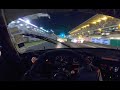 Helmet Cam LeMans at Night Porsche 935