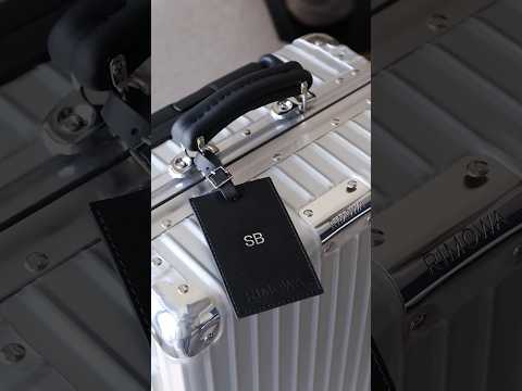 Desempacotando minha nova mala clássica da cabine Rimowa! #rimowa #luxuryfashion #luggage
