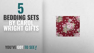 Top 10 Carol Wright Gifts Bedding Sets [2018]: Comforter Set Queen (86W x 86 L), Color Burgundy,