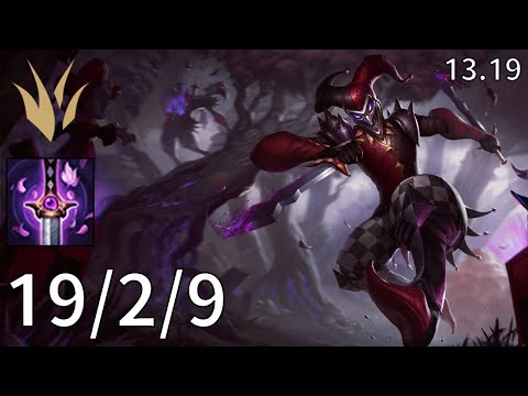 Shaco Jungle vs Rek'Sai - EUW Diamond | Patch 13.19