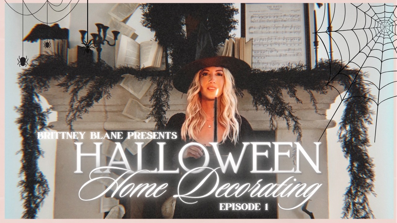 Spooky Season 2025 | Halloween Home Decorating Part 1 🕸️ Haunted Witch’s House Decor | Living Room