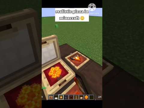 🍕 The ULTIMATE Realistic Pizza Build in Minecraft 🍕 #ytshorts