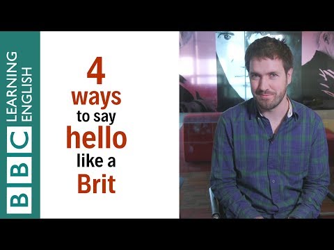 How to say hello like a British English speaker - English In A Minute ⏰