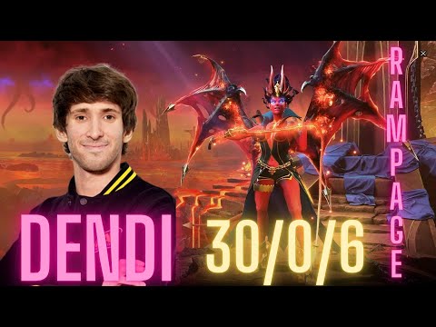 Dendi Queen of Pain Mid 7.32e (2023)