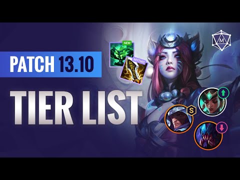 HUGE Patch 13.10 TIER LIST Changes | League of Legends Season 13