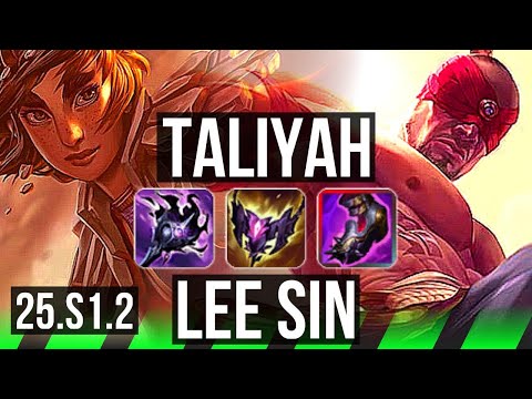 TALIYAH vs LEE SIN (JGL) | 12/1/5, Legendary | KR Master | 25.S1.2
