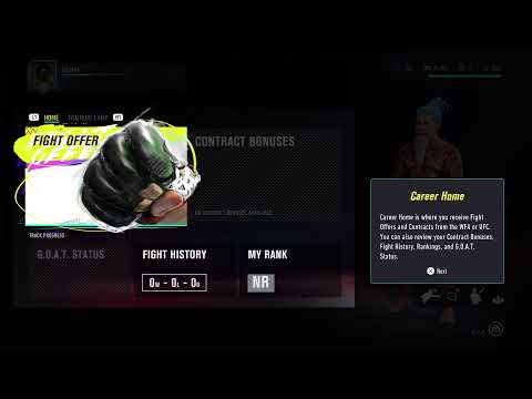 EA SPORTS :  UFC 4   Career Mode ( no commentary )