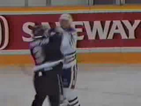 Brent Thompson vs Scott Mellanby Dec 18, 1992