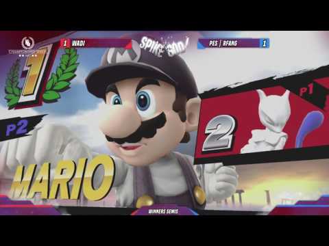 Spike God - Wadi (Mewtwo, Rob) vs. PES| Rfang(Mario) Winner's Semis