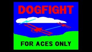 BBC/ELECTRON - DOGFIGHT: FOR ACES ONLY - SLOGGER - 1987