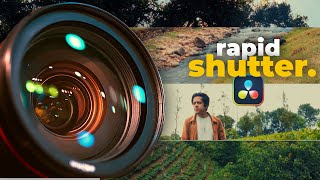 RAPID SHUTTER Transition on Davinci Resolve!