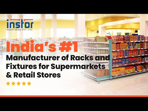 Supermarket display racks manufacturing process