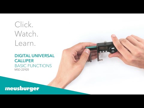 MSD 22920 digital universal calliper - basic functions - zdjęcie