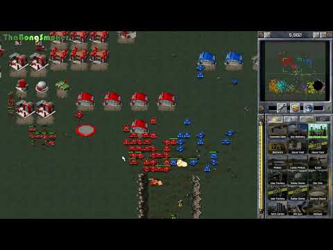 Command and Conquer Remastered Collection Red Alert - Middle Road 2 vs 6 with SgtBrown
