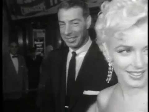 Marilyn Monroe & Joe DiMaggio Attend The Seven Year Itch Premiere, 1955