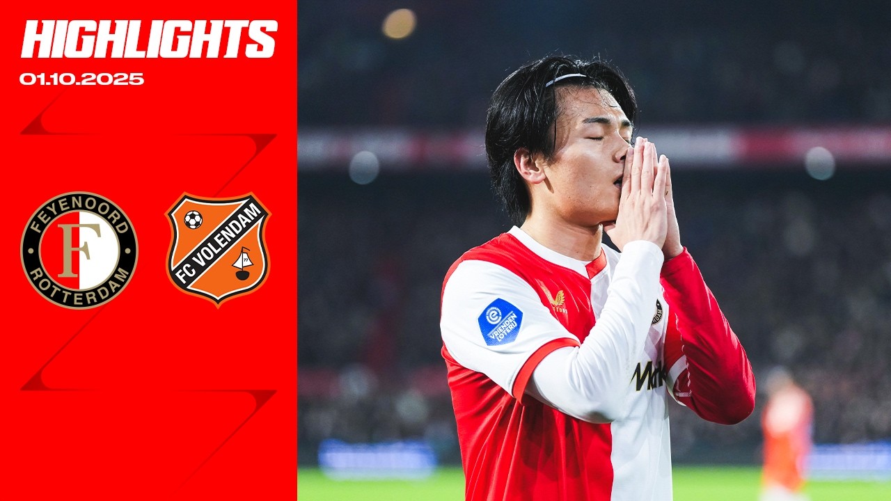 Highlights Feyenoord - FC Volendam | Eredivisie 2025-2026