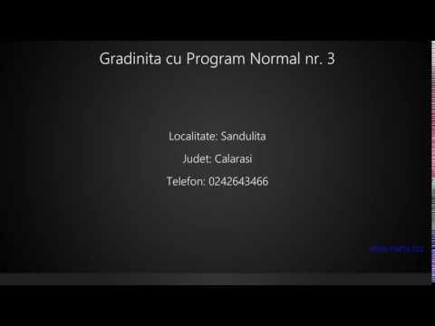 Gradinita cu Program Normal nr. 3 Sandulita
