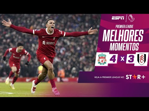 Gols e lances de Liverpool x Fulhan