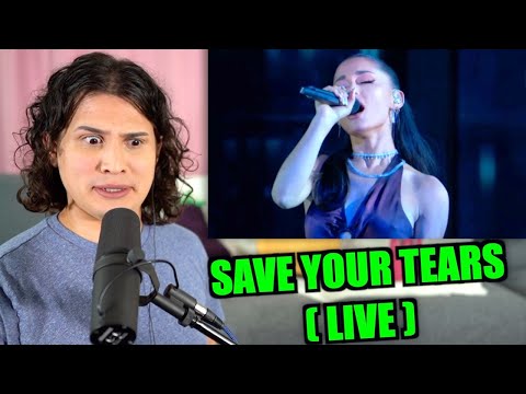 Vocal Coach Reacts to Save Your Tears (Live)