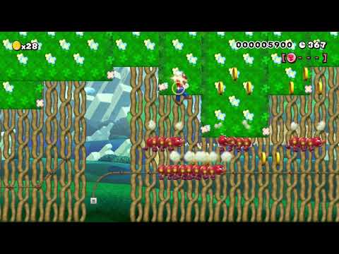 [NSDBU] 5-7 Jungle Jiggle ⚡️ by JJ ⚡️ SUPER MARIO MAKER Raw GAMEPLAY