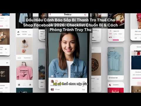 Dấu Hiệu Cảnh Báo Sắp Bị Thanh Tra Thuế Cho Shop Facebook 2026: Checklist Chuẩn Bị & Cách Ph...