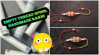 Handmade Rakhi with thread spool/Moli thread Rakhi/Raksha bandhan special