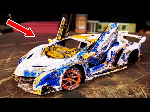 Total Restoration of a Destroyed $500 Lamborghini Veneno Model | Restore TV