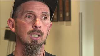 Motorcyclist survives crash because of helmet
