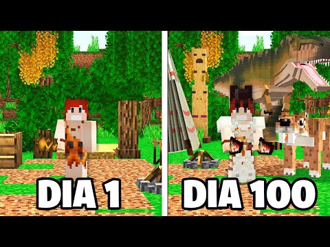 EU PASSEI 100 DIAS TREINANDO PARA UM TORNEIO PRIMAL NO MINECRAFT - O FILME