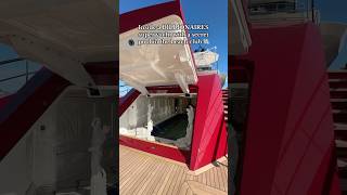 Mega Yacht With a Secret Pool