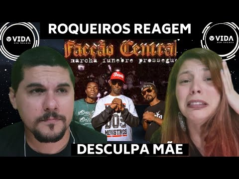 Rockeiros reagem a Rap - Facção Central Desculpa Mãe - Respetáculo Vida Sem Trilhos | REACT VST